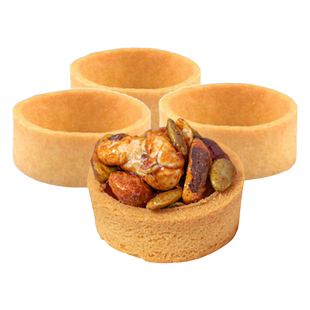 魔厨优品 塔壳挞底灌浆曲奇黄油法式挞壳迷你坚果半成品盘挞皮