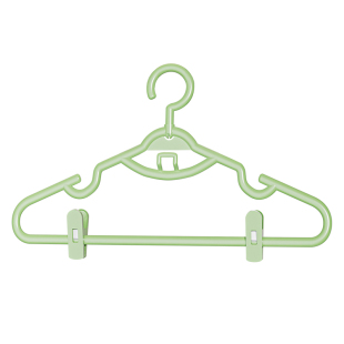 衣架家用挂衣无痕防肩角防滑夹子汉服jk多功能不鼓包裤夹加大衣撑