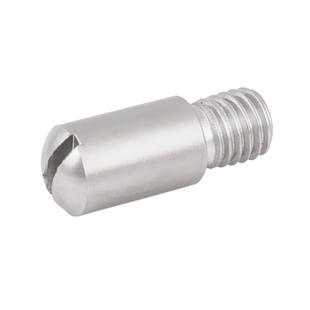 304不锈钢一字台阶圆柱销开槽外螺纹无头轴位螺钉销钉GB831M2-12