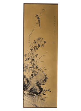 【若奈】花鸟黄铜铜雕画
