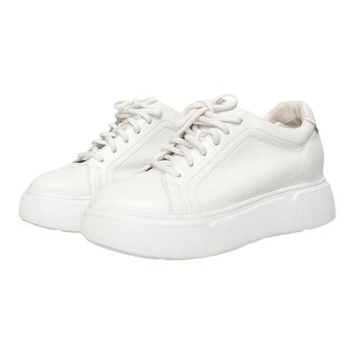 小白鞋真皮增高厚底2023新款百搭