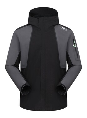探路者冲锋衣男2026年新款单层夹克户外徒步登山防风防水外套女