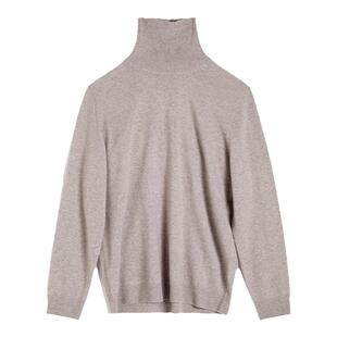 GORNIA/格罗尼雅男士长袖针织100%山羊绒舒适柔软亲肤中年毛衣