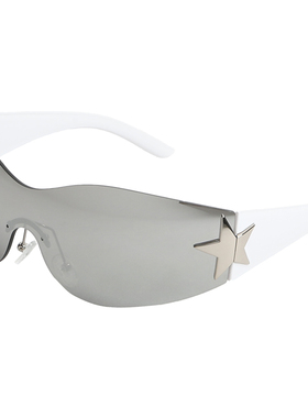 VNTG墨镜水银色显脸小曲面防紫外线机能感炫酷中性uv400太阳眼镜