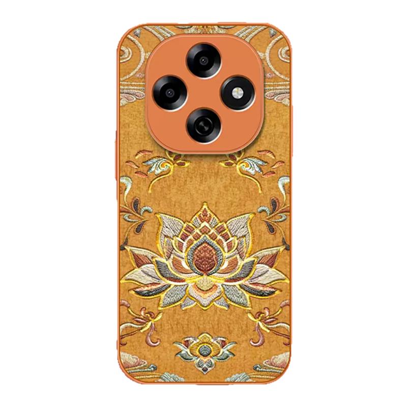 鎏金敦煌莲花图腾适用oppoa6pro手机壳新品高级感a3/a2pro网红爆款手机壳findx9/x8/x7pro防摔外壳保护套女生