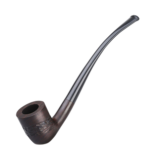 烟斗石楠木老式烟丝烟袋锅长柄斗旱烟斗实木进口过滤斗手工烟嘴