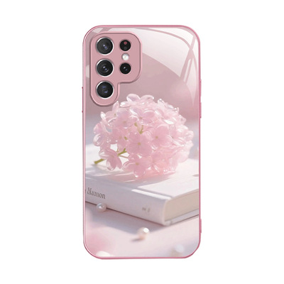 A55苹果17SamsungS25+三星S24ultra手机壳S26u加23fe玫瑰22花54玻璃52case56适用16plus女21高级感14超好看13