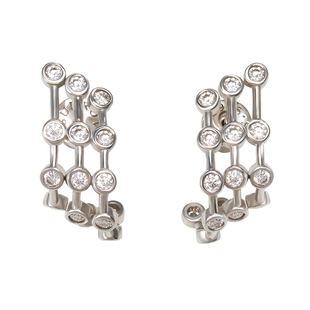 SUDROV/素觉Graceful Magic®系列莫桑石耳钉精致轻奢耳环耳饰