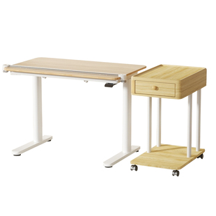 智芯可倾斜翻转升降桌多功能书桌可移动床边桌学习桌绘画桌芯愿桌