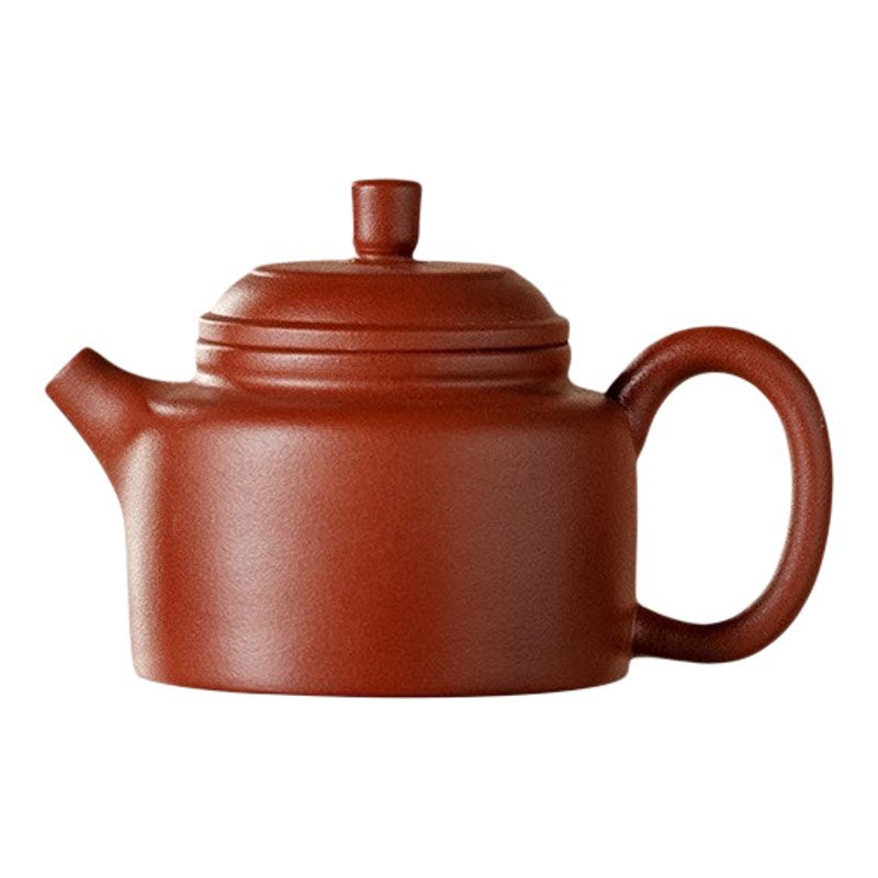 原矿朱泥大红袍紫砂半手工茶壶
