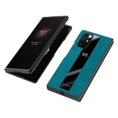 mixfold保时捷皮纹手机壳小米