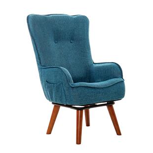 懒人日记休闲沙发椅简约现代客厅单人沙发旋转阅读椅高背洽谈椅子