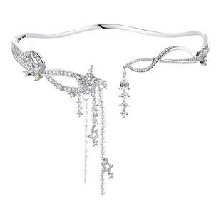 PP饰品 《瑶光》星星珍珠流苏项圈女小众设计感choker项链