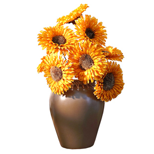 干花超大号向日葵花仿真花长枝落地干花客厅摆设干花装饰摆件桌面