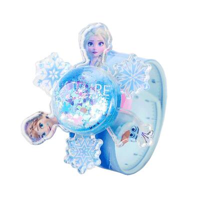 冰雪奇缘啪啪圈手环艾莎公主图案