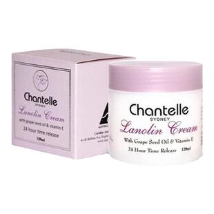 澳洲Chantelle香娜露儿羊胎素面霜葡萄籽绵羊油120ml滋养紧致塑颜