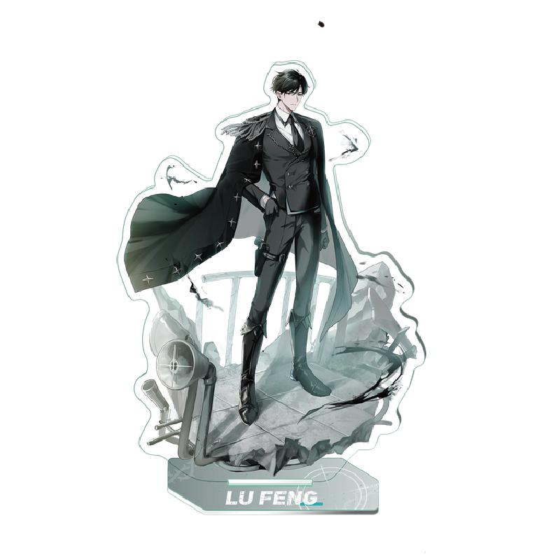 现货 三月兽猫耳小蘑菇烬启系列吧唧马口铁徽章立牌色纸周边商品