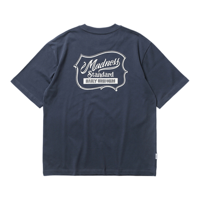 MADNESS机车风字母纯棉T恤男