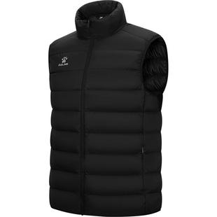 卡尔美轻薄羽绒马甲男外穿冬季新款保暖体育生训练服跑步运动背心