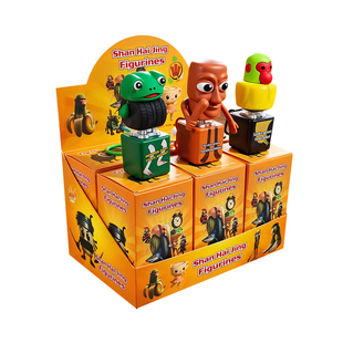 2025新款外国山海经洞洞乐抽奖盲盒解压发光发声挂件儿童男孩玩具