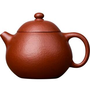 宏中 赵庄生砂朱泥文旦宜兴原矿紫砂壶小品功夫茶具手工茶壶110cc