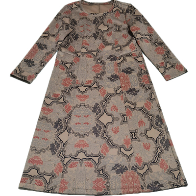 妈妈小个子高端大气长袖连衣裙秋