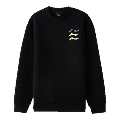 李宁加绒卫衣男女休闲保暖运动服