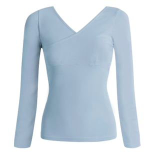 吉舞舞蹈服上衣成人女长袖形体服中国现代民舞古典舞练功服秋冬季