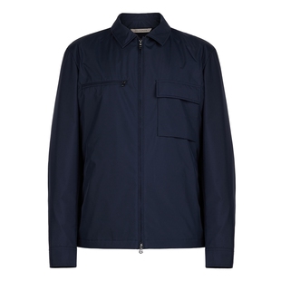 FALCONERI男士时尚极简通勤商务休闲翻领夹克外套UCL115L