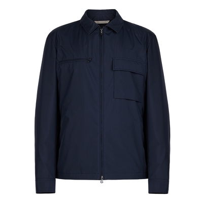 FALCONERI男士时尚经典简约舒适通勤商务休闲翻领夹克外套UCL115L