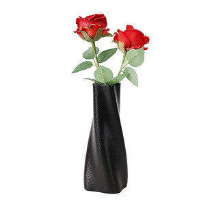 陶瓷花瓶轻奢高级感现代简约插花创意摆件玄关客厅电视柜家居装饰