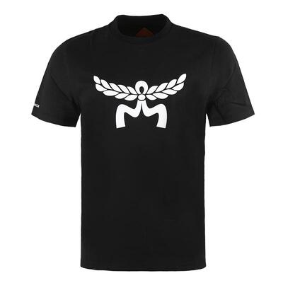 【自营】MCM男士时尚百搭大logo印花图案口袋圆领短袖T恤衫