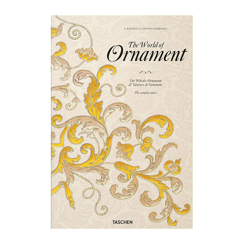 【预售】[TASCHEN出版]The World of Ornament 世界图样（加大版）服装花纹样 英文原版服饰设计英文原版图书籍进口正版