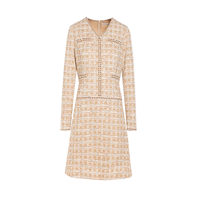 JESSIE小香风V领修身短款连衣裙