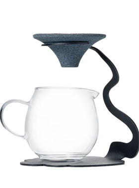 陶迷原矿无孔茶漏耐热玻璃公道杯