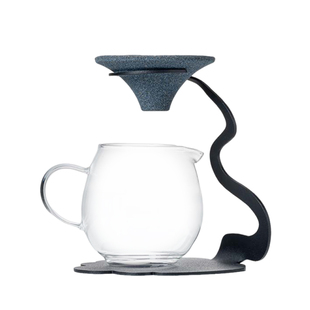 陶迷原矿微孔茶滤祥云架无孔茶漏茶水分离耐热玻璃公道杯功夫茶具