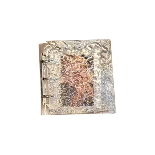 一宫格水晶卡册高颜值水波纹小卡相册本拍立得追星爱豆ins收纳册