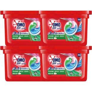 奥妙三合一清新桉树洗衣凝珠189g×4盒抑菌洁净护衣(72颗)