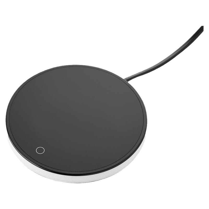 美斯尼茶杯恒温杯垫玻璃水杯电加热底座办公室智能暖奶器保温神器