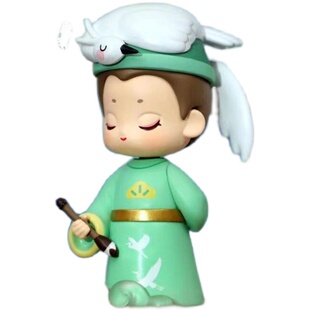 古风灿若繁星诗仙系列文化盲盒娃娃盛唐诗人李白杜甫可爱手办摆件