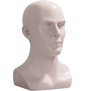 头部模型仿真头模假人模型男模特头假人头眼镜人体模型头人头模型