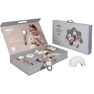 kaichi乐多多新生儿礼盒音乐早教婴儿玩具安抚摇铃宝宝满月见面礼