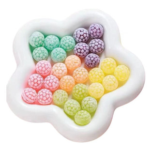 花瓣水果糖高颜值网红硬糖果酸甜什锦水果糖零食结婚喜糖休闲零食