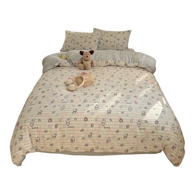 【全棉套件】ins治愈系列四件套i