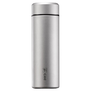 希乐纯钛保温杯男款2025新款茶水分离泡茶杯子商务钛杯礼物送长辈