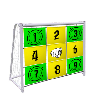 趣味足球九宫格足球门精准射门儿童户外三人制五人制足球门团建