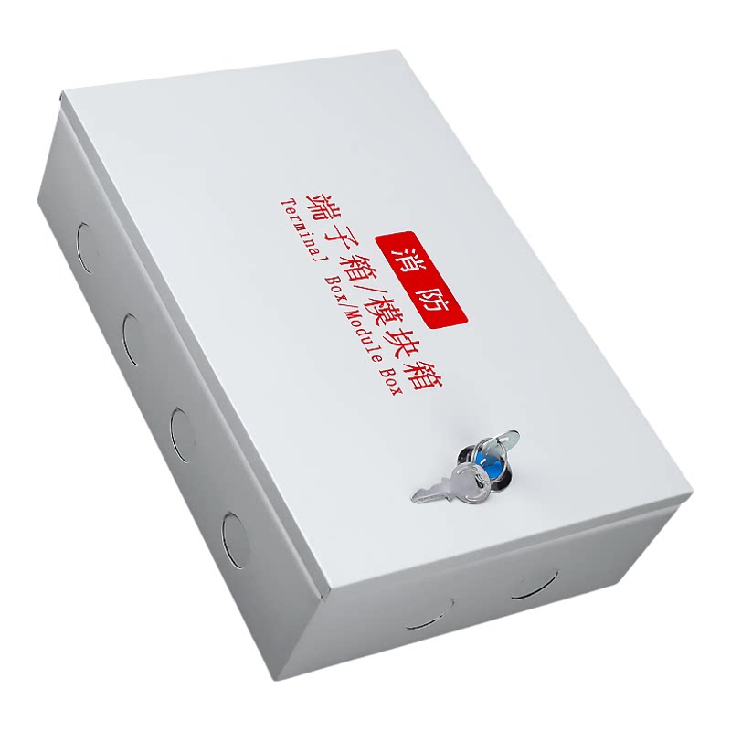 300×400×100端子箱明装加厚报警接线消防模块箱非标开孔可定制