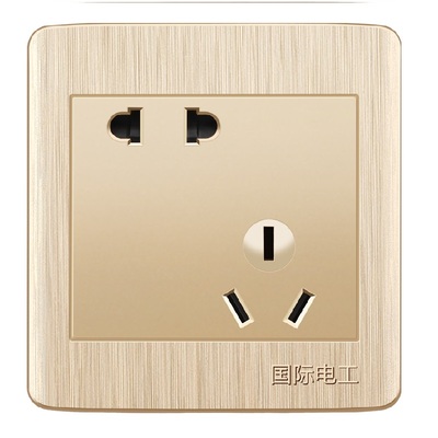 国际电工错位暗装开关插座面板