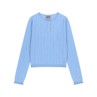 MARITHE女士纽扣针织衫