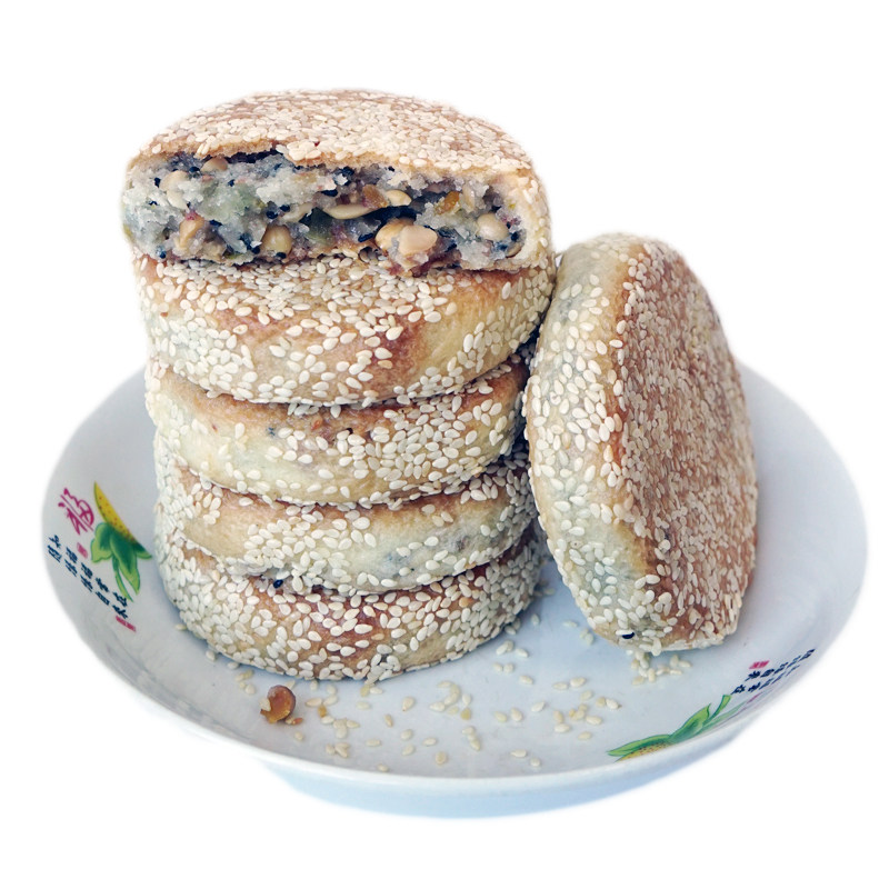 中秋传统糕点于都梓山香葱麻饼